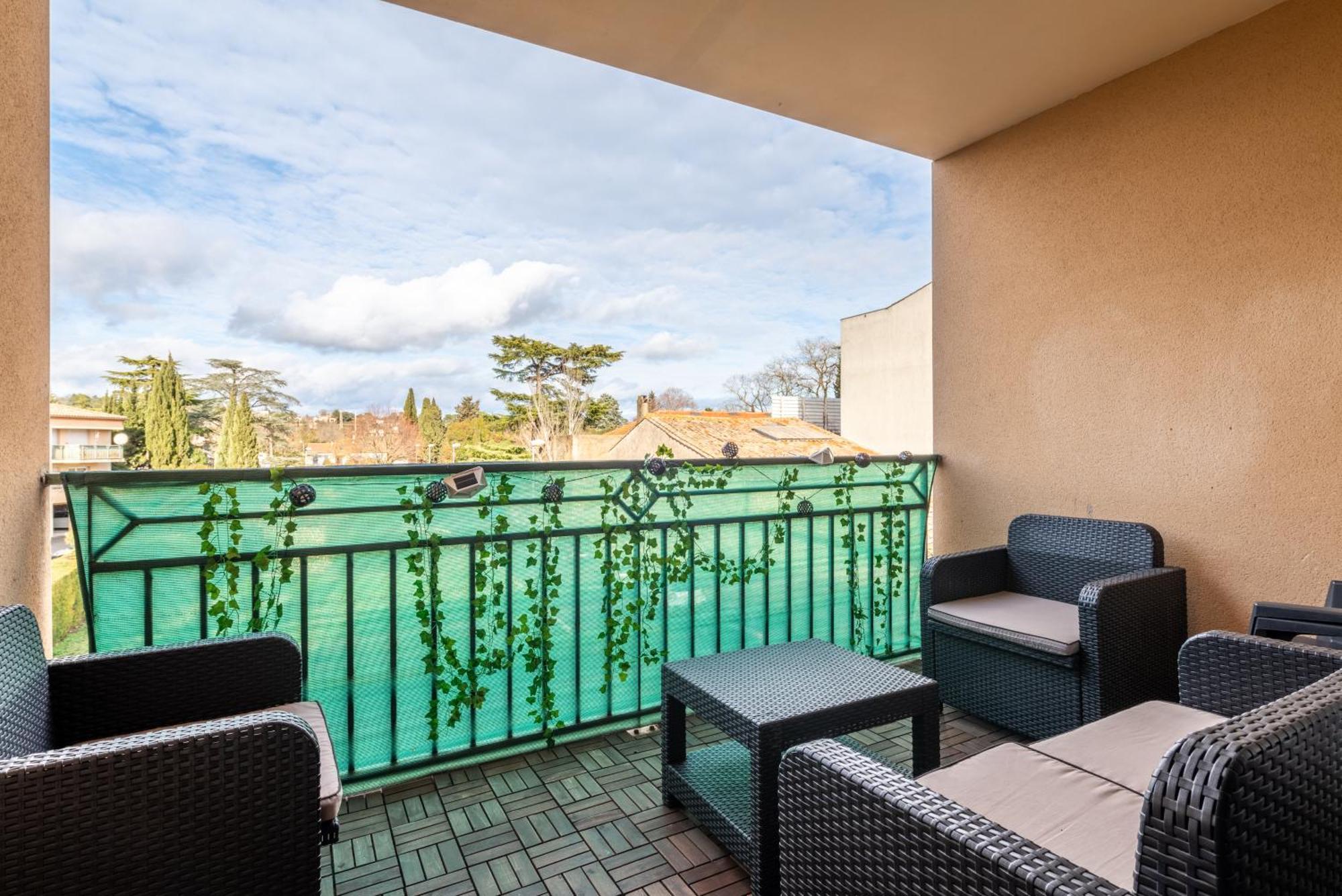 דירות קרקסון L'Ecrin Jardin Des Remparts - Parking Prive - Terrasse מראה חיצוני תמונה
